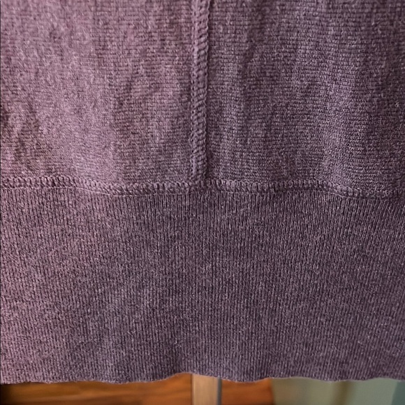 Loft Sweater Women's Mauve V-Neck- longer length Sz S - Picture 8 of 12